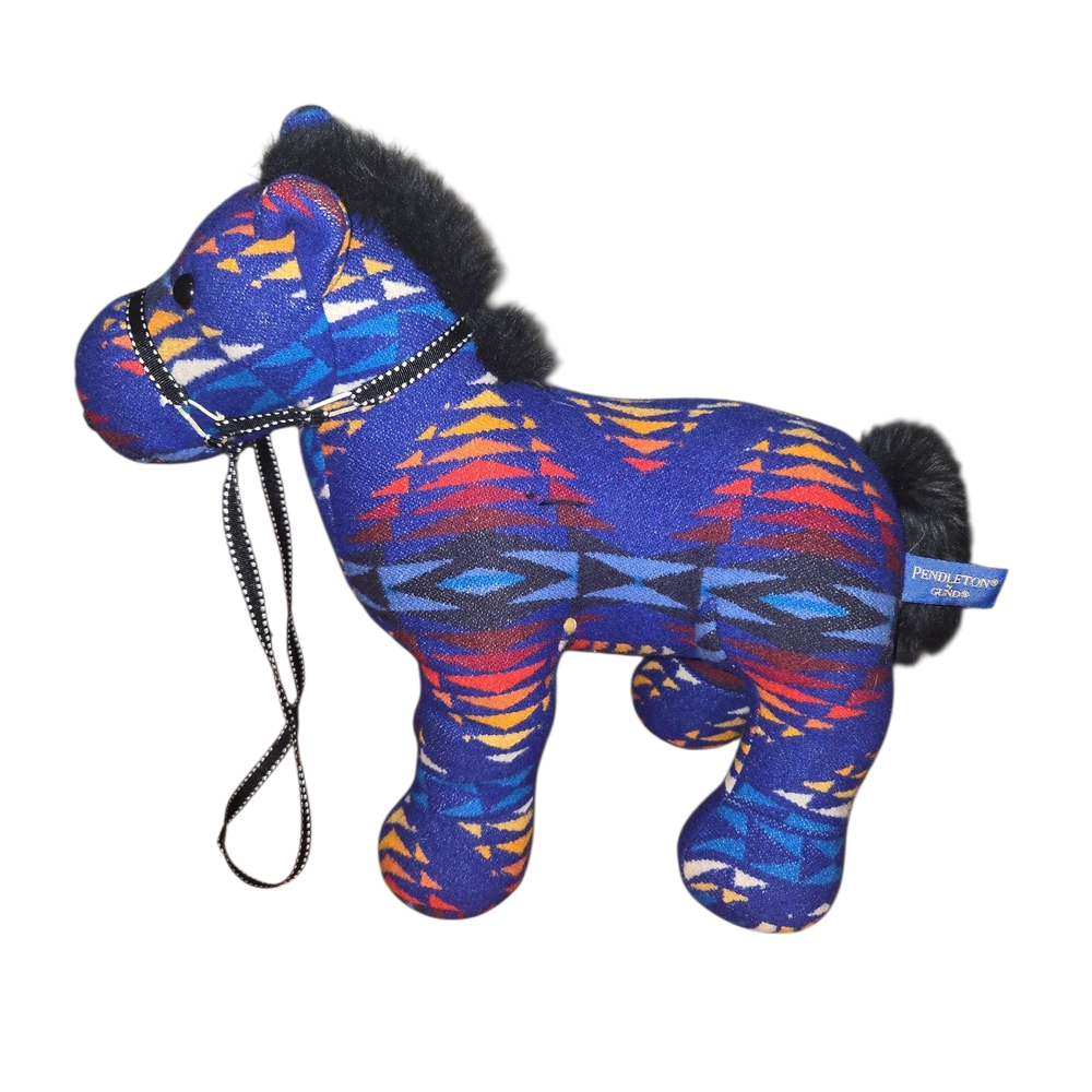 Pendleton Aztec Blue Plush Horse